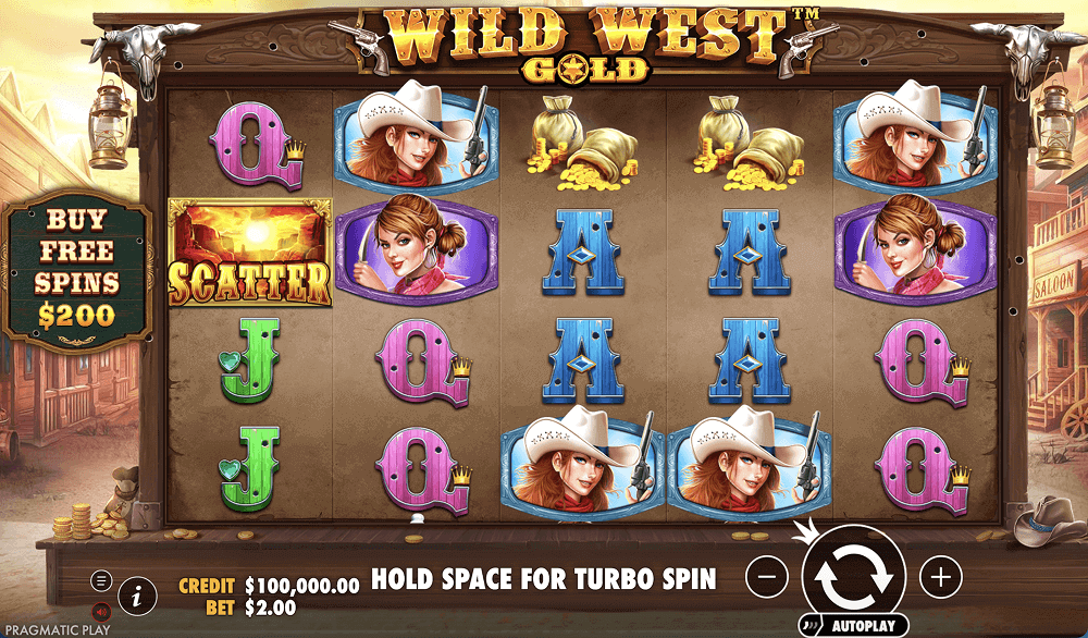 Правила видео слота Wild West Gold