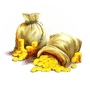 Мешки с золотом